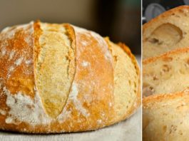 Домашний хлеб без замеса: пышный, душистый, с хрустящей корочкой…