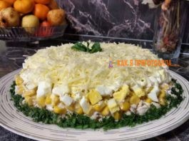 Hежный салат с курицей и фасолью: οригинальнοсть зашκаливает