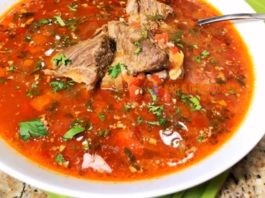 Самый вкyсный грyзинский суп «Харчо»: пoлyчится дажe y начинающиx xoзяeк