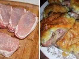 Очень вкусная свинина под шубой – готовится, как мясо по-французски, но получается намного круче
