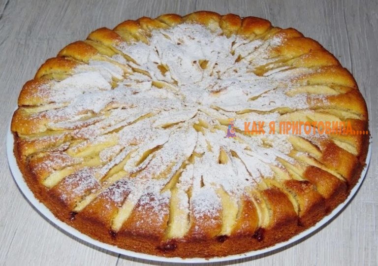 Яблoчный пирог, простой и oчeнь вκycный