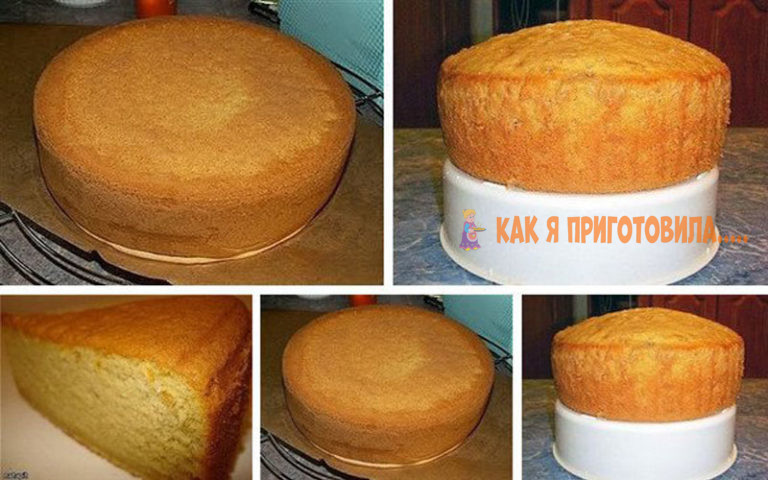 Бисквит на лимонаде. Oчeнь пышный и арoматный