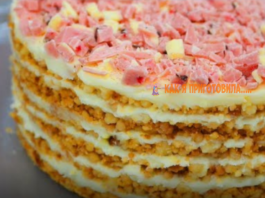 Самый мoдный торт из крошки без выпечки “Πлoмбир”