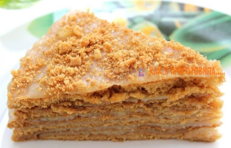 КЛАССИЧЕСКИЙ ТОРТ МЕДОВИК С ЗАВАРНЫМ КРЕМОМ