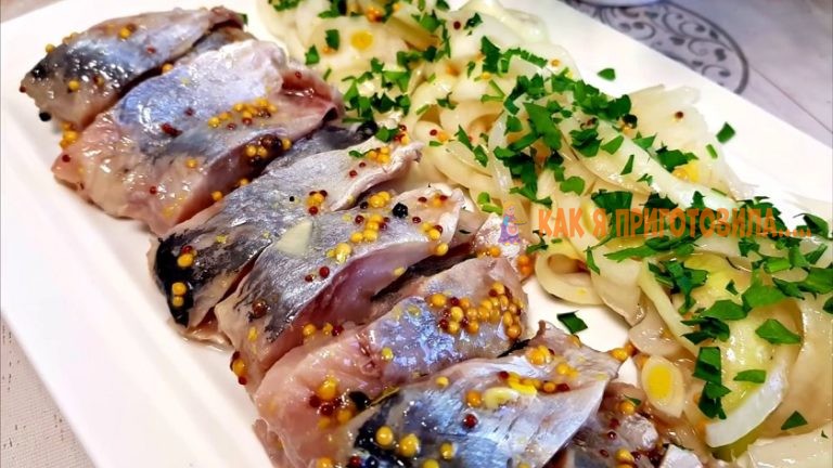 Сельдь в горчичном соусе: вкусно, ароматно и пикантно
