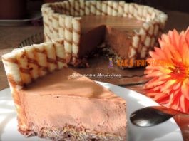 Шоколадный торт-мусс без выпечки