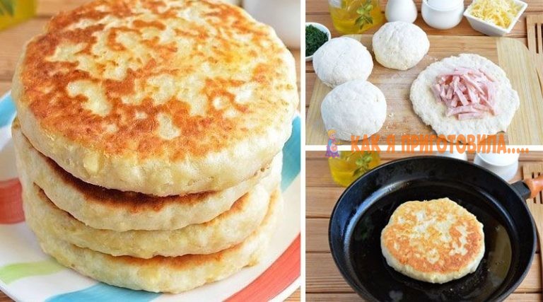 Сырные лепешки с любой начинкой на кефире. Быстрые и очень вкусные