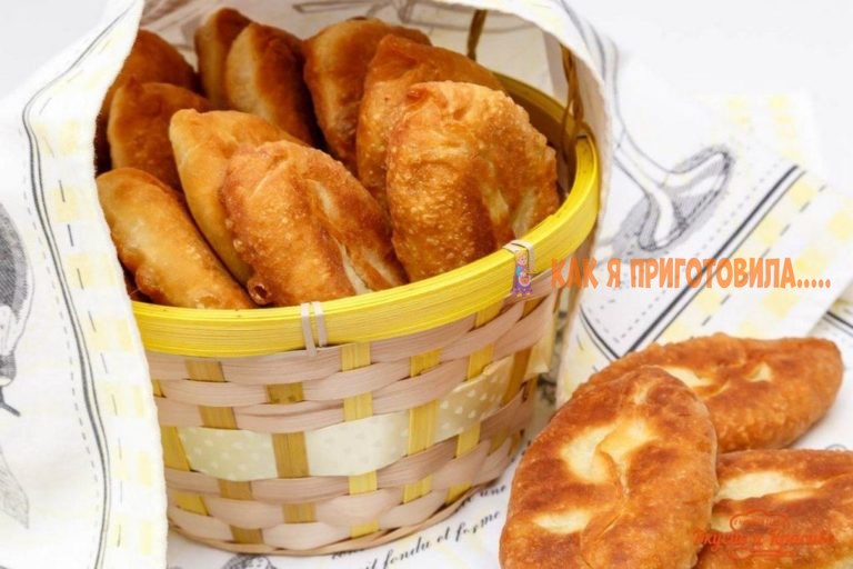 Пирожки с картошкой жареные (можно запечь в духовке)