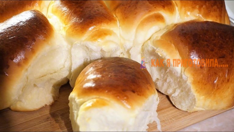 Сдобные булочки из дрожжевого теста очень нежные и мягкие как пух