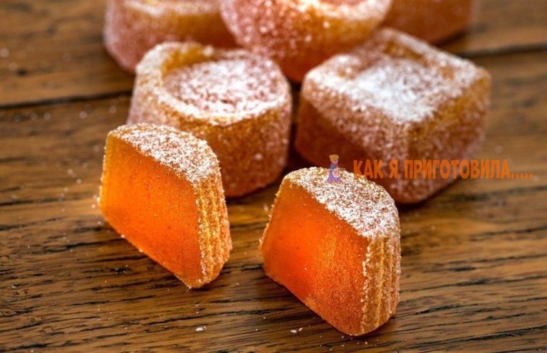 Яблочный мармелад с желатином