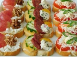 Праздничные бутерброды и закуски: 40 идей сервировки праздничного стола